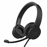 Celly, Cuffie a Filo Linea Black Label, Cuffie per Telefono con Microfono Regolabile e Connettore Jack 3.5mm, Lunghezza cavo 1,2m, Archetto Regolabile, Cuffie con Design Elegante, Nero