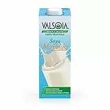 Valsoia - Bevanda Soia Gusto Morbido, Formato Tetra Brik da 1000 ml, 100% Vegetale, Senza Lattosio e Glutine, Fonte di Proteine Vegetali, Ideale anche per Vegani, Vegetariani e Celiaci