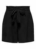 Only Onlmette Lavender Paperbag-Pantaloncini Noos W, Nero, S Donna