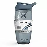 Promixx Allenamento Shaker Bottle - Bottiglia Shaker Premium per Integratori e Frullati Proteici - Facile da Pulire, Resistente (700 ml, Blu Notte) Ecozen