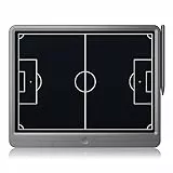 GIGART Lavagna Tattica da Calcio LCD da 15 Pollici con Penna Tavolo da Disegno Cancellabile Regalo Popolare per Lezioni di Tattica e Allenamento Prima del Gioco
