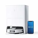 ECOVACS DEEBOT X1 Omni Robot Aspirapolvere, Lavaggio Automatico del Panno/Asciugatura Ad Aria Calda/Riempimento Acqua/Svuotamento Automatico, 260 Minuti, 360 mq, Mappe 3D, videochiamata