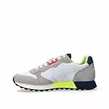 SUN68 Sneakers Uomo z33113 Jaki Fluo Bianco (Numeric_43)