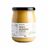 Bowlpros, Crema 100% Mandorle Siciliane Tostate, Crema Spalmabile di Mandorle, Burro di Mandorle, Senza Zucchero, Vegan, Confezione da 500g