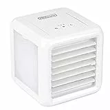 Prolectrix EH3139V2PROVDE refrigeratore d'aria portatile, Ice Cube Plus+, spazio personale, fino a 8 ore di aria fredda, 5 W, luce d'atmosfera a LED, 2 serbatoi d'acqua da 300 ml, per i mesi estivi