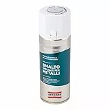 AREXONS SMALTO SPECIALE PER METALLI Smalto spray Trasparente, 400 ml vernice spray universale, smalto acrilico resine di alta qualità, essiccazione rapida, bomboletta spray, uso facile