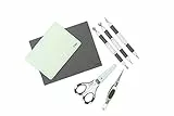 Sizzix Kit di Attrezzi per Carta 662225, Set di 10 Pezzi, Multicolore, 22 x 17 x 3 cm
