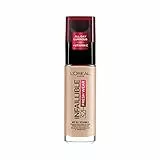 L'Oréal Paris Fondotinta Liquido Infaillible 32h, Coprente a Lunga Tenuta con Protezione Solare SPF25, Formula Waterproof e Idratante, Tonalità: 110 Vanille Rose