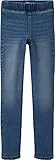 Name It Nkfpolly Dnmtindy Legging Noos, Leggings Bambine e ragazze, Blu (Light Blue Denim), 152