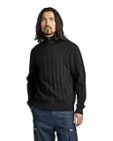 G-STAR RAW Men's 3D Line Loose Half Zip Knitted Sweater, Multicolore (caviar/cloack D22531-A148-D579), XS