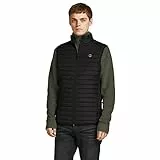Jack & Jones Jjemulti Bodywarmer Collar Noos Giacca, Nero, XL Uomo