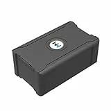 wanwaytech Localizzatore GPS Localizzatori di oggetti Portatile Monitoraggio in Tempo Reale Tracker GPS Auto Bambini Oggetti di Valore Anziani Valigia Tag GPS Abbonamento Batteria Ricaricabile, Nero