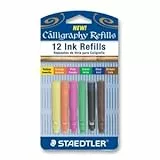 Staedtler Ricarica per penna calligrafica, giallo, arancione, rosa, verde, blu, marrone per Staedtler Call