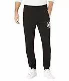 Armani Exchange Icon Tracksuit Bottom Pantaloni Sportivi, Uomo, Nero, 56 (Taglia Produttore: L)