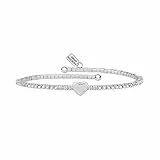 La Petite Story Bracciale da donna, Collezione LUX BANGLES, in ottone, cristalli - LPS05AQC01