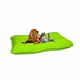 Italian Bed Linen Maxy Cuscinone per Cani Imbottito, Verde Mela, 60 x 100 cm