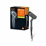 LEDVANCE ENDURA Spotspike GU10, apparecchio da giardino da esterno, nero, attacco GU10 (max 35W), compatibile con lampada normale o smart, testa orientabile, protezione IP54