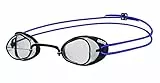ARENA Swedix, Occhialini Da Gara Unisex Adulto, Nero (Clear-Blue), Taglia unica