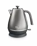 De'Longhi Distinta Flair KBI2001.S - Bollitore elettrico | 1,7 l | Filtro anticalcare estraibile | Finesse Silver