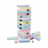 Comius Sharp Gioco Impilabile in Legno Torre, Colorata Blocchi di Legno Gioco Impilabile Gioco Educativo da Tavolo per Bambini Giocattoli Educativi per Bambini Giocattolo Figli (51 PCS No Image)