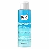 RoC - Struccante Occhi a Doppia Azione - Combinazione di Acqua e Olio - Rimuove il Trucco Waterproof - Minimizza i Rischi di Allergia - 125 ml