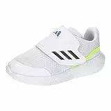 adidas RunFalcon 3.0 Hook-And-Loop, Scarpe-Basse Unisex-Bimbi 0-24, Bianco (Ftwr White/Core Black/Bright Royal), 23.5 EU