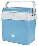 Melchioni Family | CONSERVO24 - Frigo elettrico portatile, Interruttore caldo/freddo, 12/220-240V, 24L, Azzurro [Classe di efficienza energetica A]