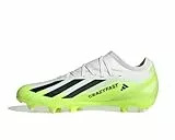 adidas X Crazyfast.3, Football Shoes (Firm Ground) Unisex-Adulto, Bianco (Ftwr White/Core Black/Lucid Lemon), 42 2/3 EU