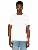 Calvin Klein Jeans CK ESSENTIAL SLIM TEE, T-shirt Uomo, Bianco (Bright White), M [Amazon Exclusive]