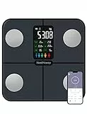 Bilancia Pesapersone Bilancia di Precisione con BMI Pesa Persona Bilancia Pesapersone Digitale Bluetooth