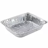 House Collection HSC1278, 2 Vaschette Alluminio 4 Porzioni, Argento