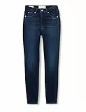 Calvin Klein Jeans Caviglia Super Skinny a Vita Alta Pantaloni, Denim Dark, 25 W Donna