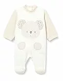 Chicco, Tutina in ciniglia con piedino, Unisex 0-24, Bianco (910), 3 mesi