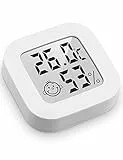 Mini Igrometro Termometro Digitale, Termometro Ambiente con Livello di Comfort, Monitor di Temperatura e umidità, Termometro da Interno per Serra, Stanza, Casa