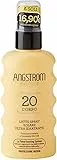 Angstrom Protect Latte Solare in Formato Spray, Protezione Solare Corpo 20+ con Azione Idratante e Duratura, Indicata per Pelli Sensibili, 175 ml