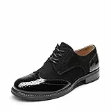 DREAM PAIRS Scarpe Stringate Donna Oxford Scarpe Piatte Nero SDOX2201W-E Größe 40 (EUR)