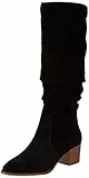 Amazon Essentials Stivali Alti con Tacco A Blocco Donna, Nero, 40 EU Larga