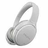 CREATIVE Cuffie Zen Hybrid Wireless Over-Ear con cancellazione attiva ibrida del rumore, modalità ambient, fino a 27 ore (ANC ON), Bluetooth 5.0, AAC, microfono integrato, Bianco, EF1010