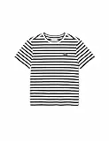 Lacoste Tf2594 Maglietta & Turtle Neck Shirt, Blu Marino/Farina, 38 Donna