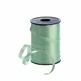 C.E. PATTBERG Nastro colore menta verde, rotolo nastro regalo, lungh. 250 m, largh. 10 mm, per decorare, abbellire pacchetti di Natale e pacchi regalo in ogni occasione