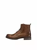 JACK & JONES Jfwrussel Leather 19, Stivali da Motociclista Uomo, Marrone (Cognac Cognac), 42 EU