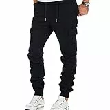 DIYANG Pantaloni da jogging casual da uomo, pantaloni della tuta da combattimento cargo allentati sportivi Tibetano. 3XL