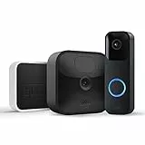 Blink Outdoor, telecamera di sicurezza in HD, senza fili, 1 telecamera + Blink Video Doorbell, Audio bidirezionale, video HD, con integrazione Alexa