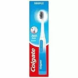 COLGATE - Spazzolino da denti a batteria Colgate a 360° Morbido - Testa dello spazzolino sostituibile - Batterie incluse