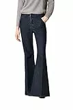 Goldenpoint Donna Leggings Seventies Denim, Colore Blu Scuro, Taglia M