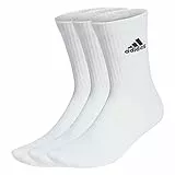 adidas Cushioned Sportswear 3 Pairs Calze Medie, White/Black, L