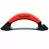 Sharpal 112N Affilatrice 3 in 1 per coltelli, accette, asce, machete, forbici, attrezzi da giardino, acciaio al tungsteno per smerigliatura grossolana, ceramica per finitura