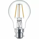 Philips Lampadina LED Goccia Filamento, Equivalente a 40 W Attacco B22, Luce Bianca Calda, non Dimmerabile