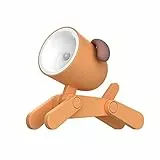 CalmGeek Mini lampada notturna per cani e cervi con dinosauri, fai da te, simpatica lampada da notte a LED, portatile, camera da letto, cameretta (cucciolo arancione)