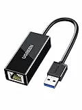 UGREEN Adattatore Ethernet USB 3.0 Gigabit 1000Mbps Adattatore di Rete Adattatore USB a RJ45 LAN per Switch Laptop Windows 11 10 8 7 Vista XP Linux Mac OS Raspberry Pi Surface Go
